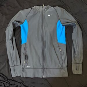 Nike Men's Performance Jacket in Black and Blue